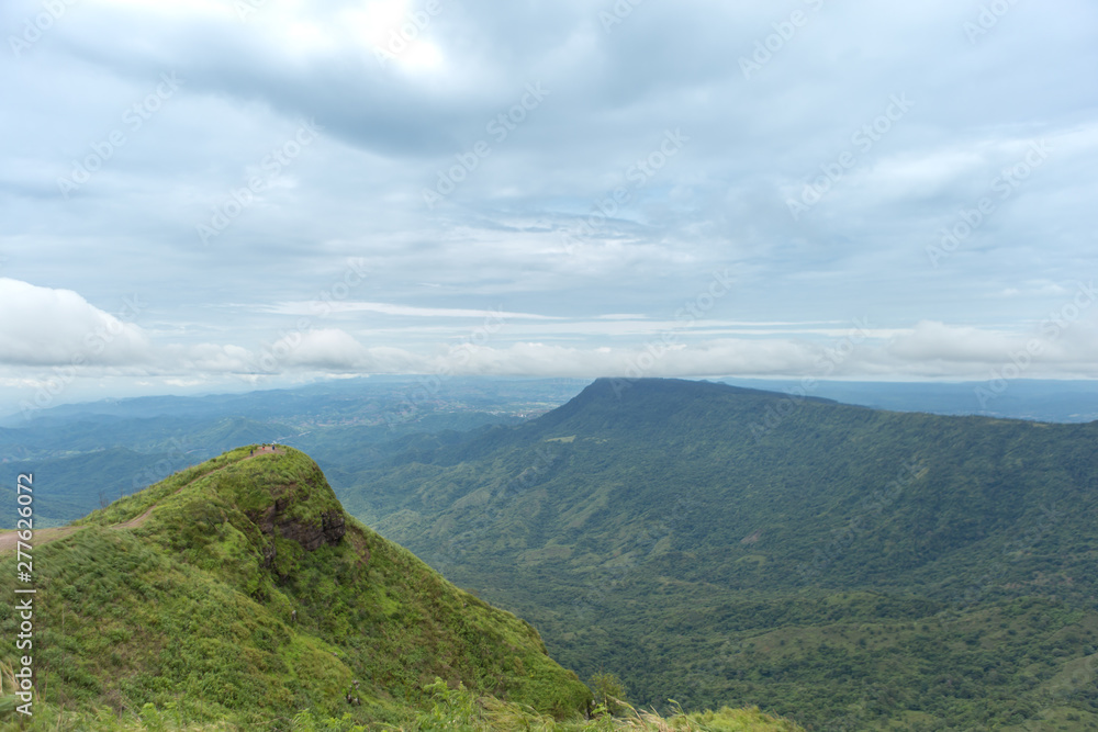 Mountain scenery, Phu Thap Boek name Scenery of grasslands and forests in national parks, Thailand