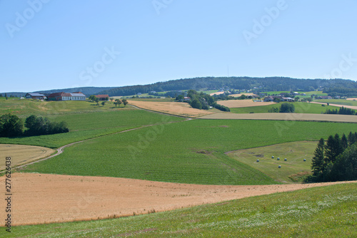 Landscape shot near Gramastetten in Upper Austria