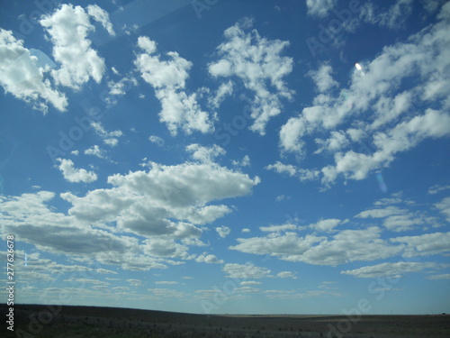 blue sky with clouds 2