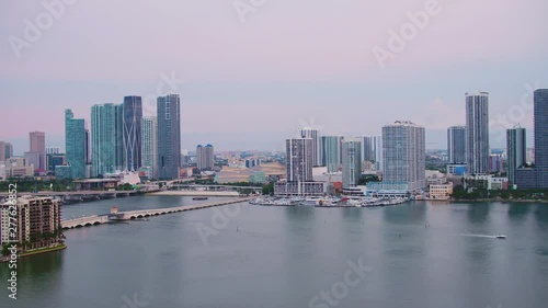Wallpaper Mural Aerial Miami drone footage Edgewater towers Torontodigital.ca