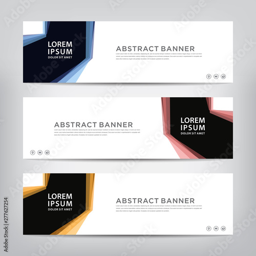modern design, web banner template, vector illustration