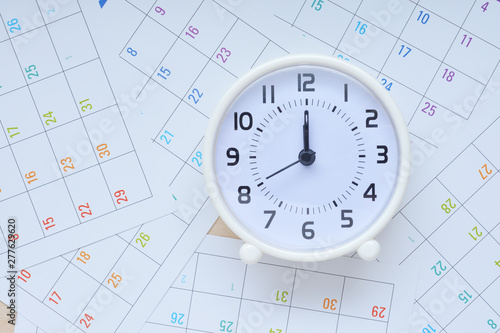 Fotografie Calendar and Clock