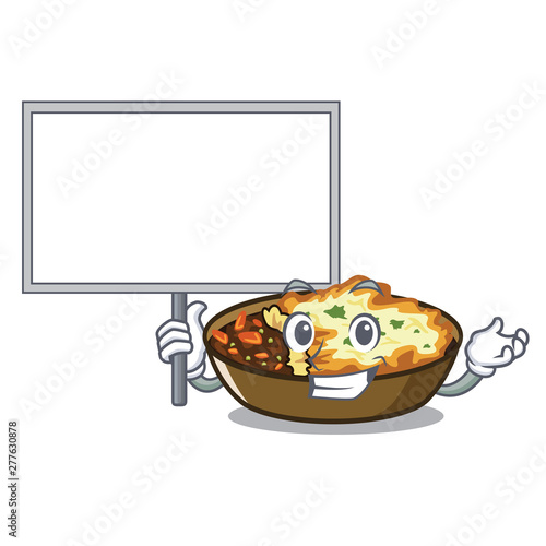 Bring board gratin is served into character plates