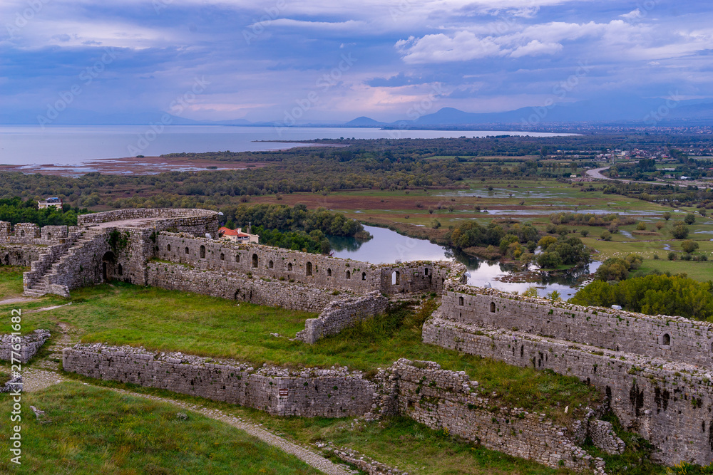 The Ancient Rozafa Castle in Shkoder Albania