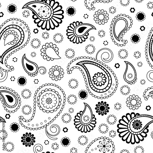 Black and white traditional...