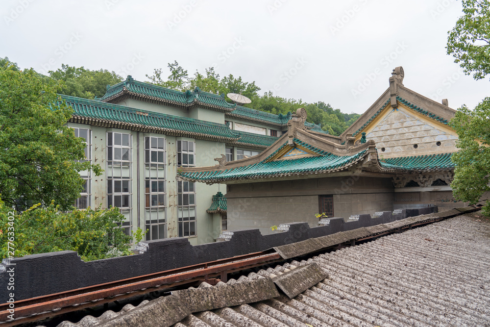 Fototapeta premium A corner of the library of Hubei Province in China