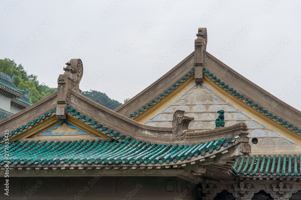A corner of the library of Hubei Province in China A corner of the library of Hubei Province in China
