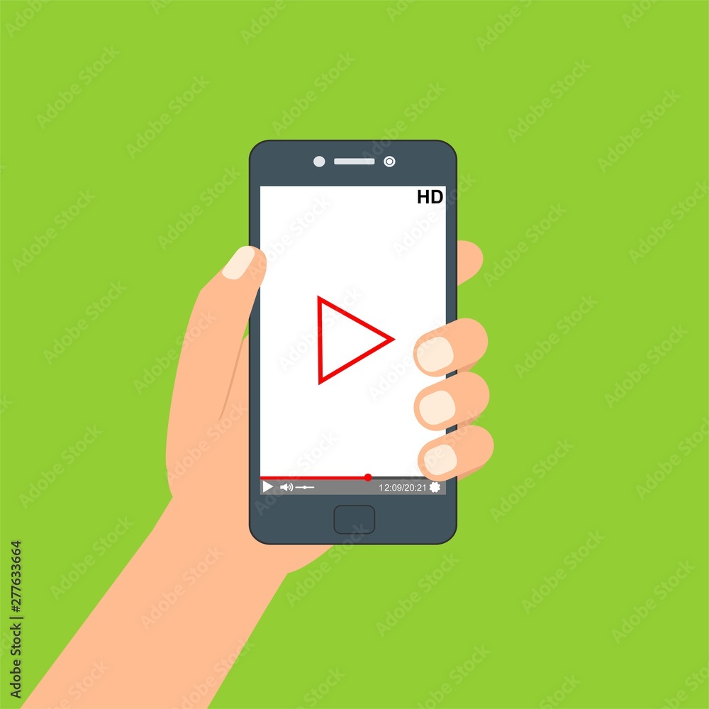 Hand holding phone icon. Vector illustration. There is a Hand holding phone icon. Vector illustration. There is a