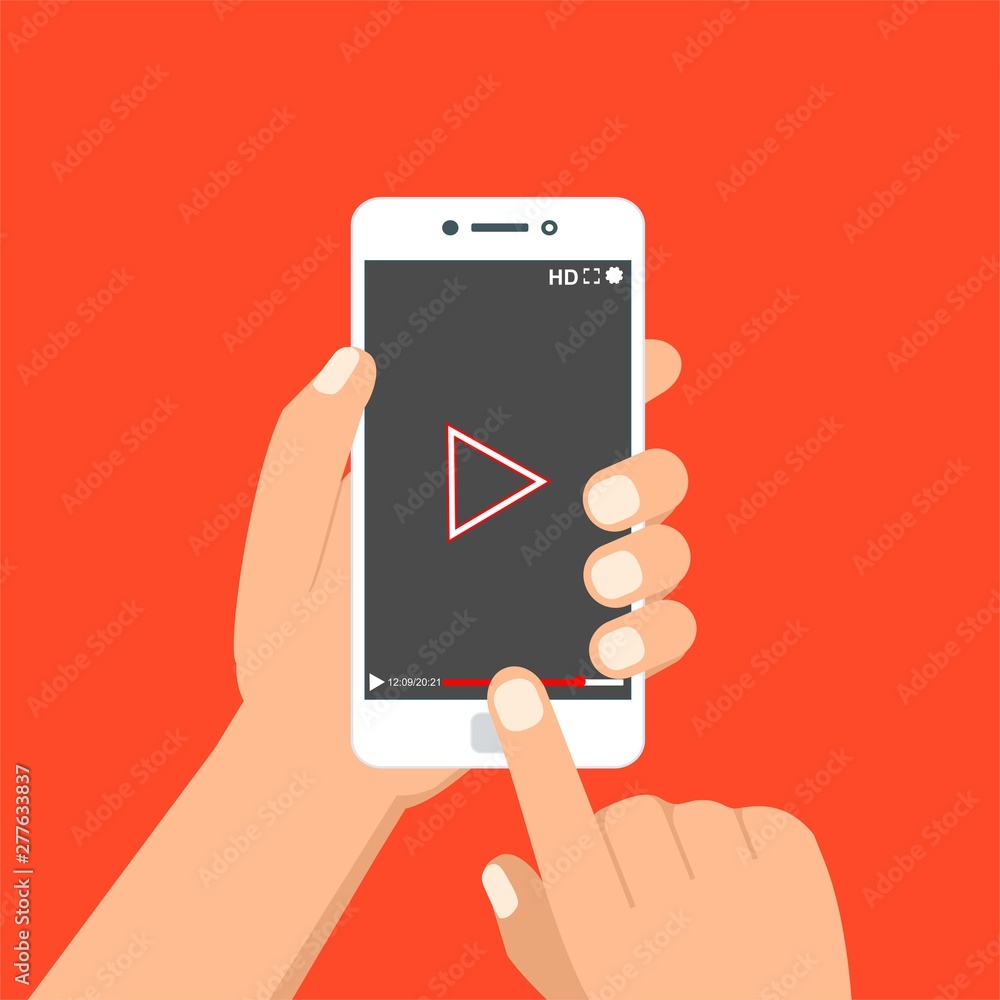 Hand holding phone icon. Vector illustration. There is a Hand holding phone icon. Vector illustration. There is a