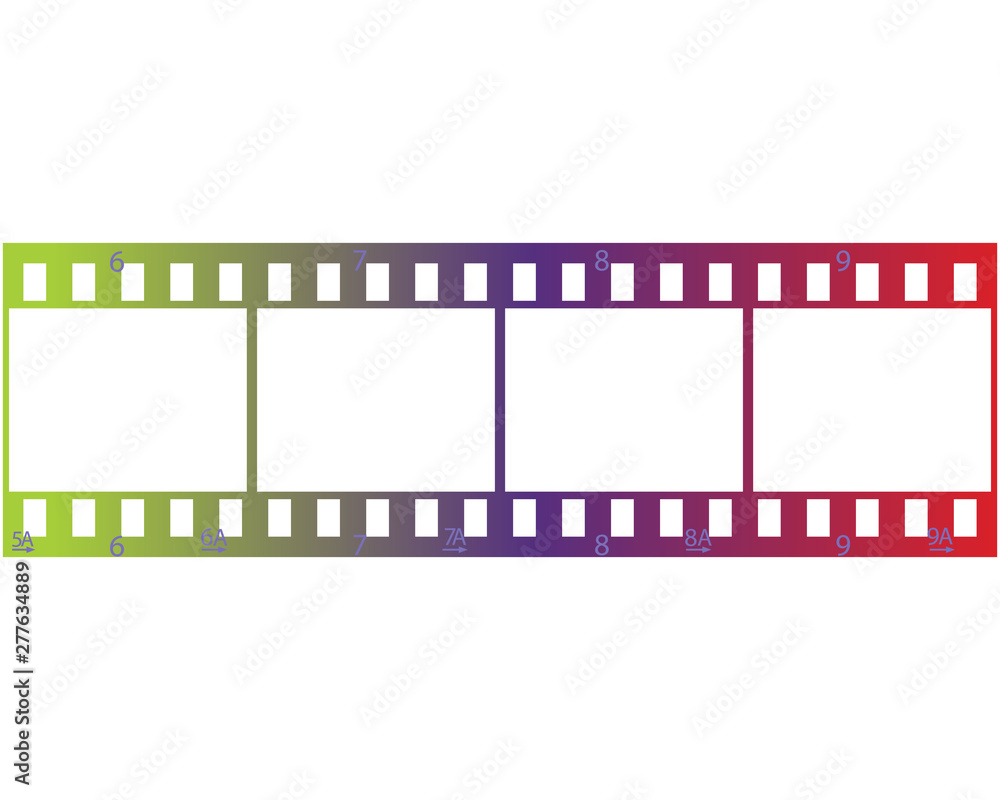 filmstrip Logo Template vector illustration filmstrip Logo Template vector illustration