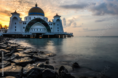 Melaka Mosque at Sunrise