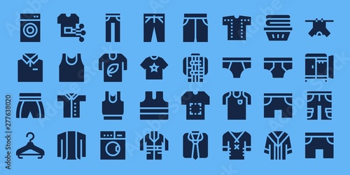 shirt icon set