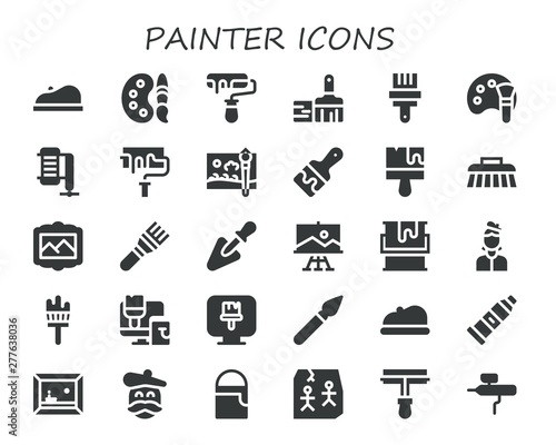 painter icon set