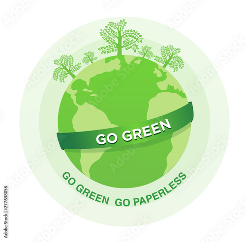 Go Green Go paperless photo