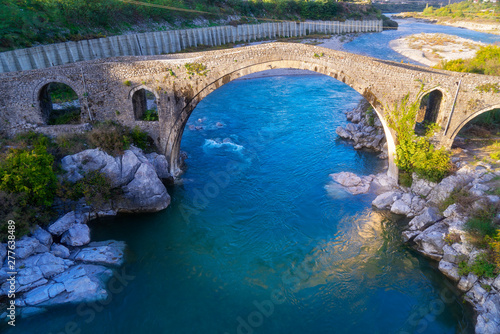The Old Ottoman Mesi Bridge in Shkoder