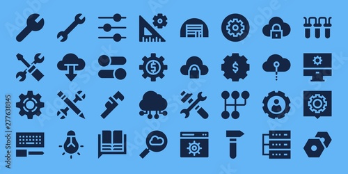 settings icon set