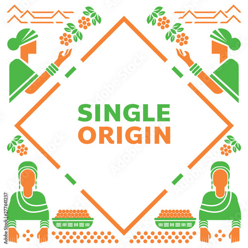 single origin Ethiopia with local farmer