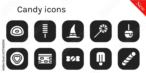 candy icon set