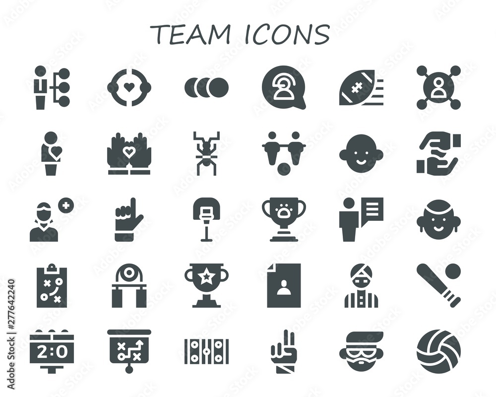 team icon set team icon set