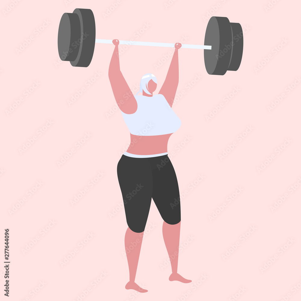 Obraz premium An athletic woman training for boxing with red gloves