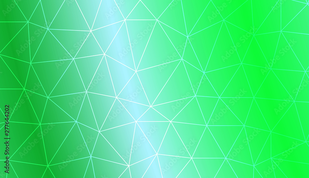 Abstract illustration with an elegant triangles. Template for your banner. Vector illustration. Creative gradient color