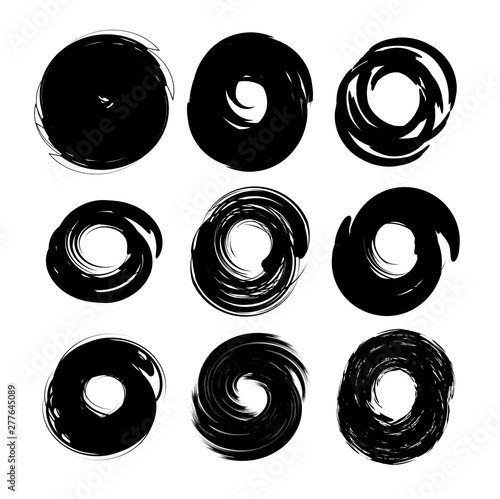 abstract paint brush stroke cartoon