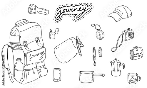 The adventure trip things and stuff is begin doodle