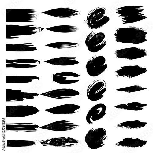 abstract paint brush stroke cartoon