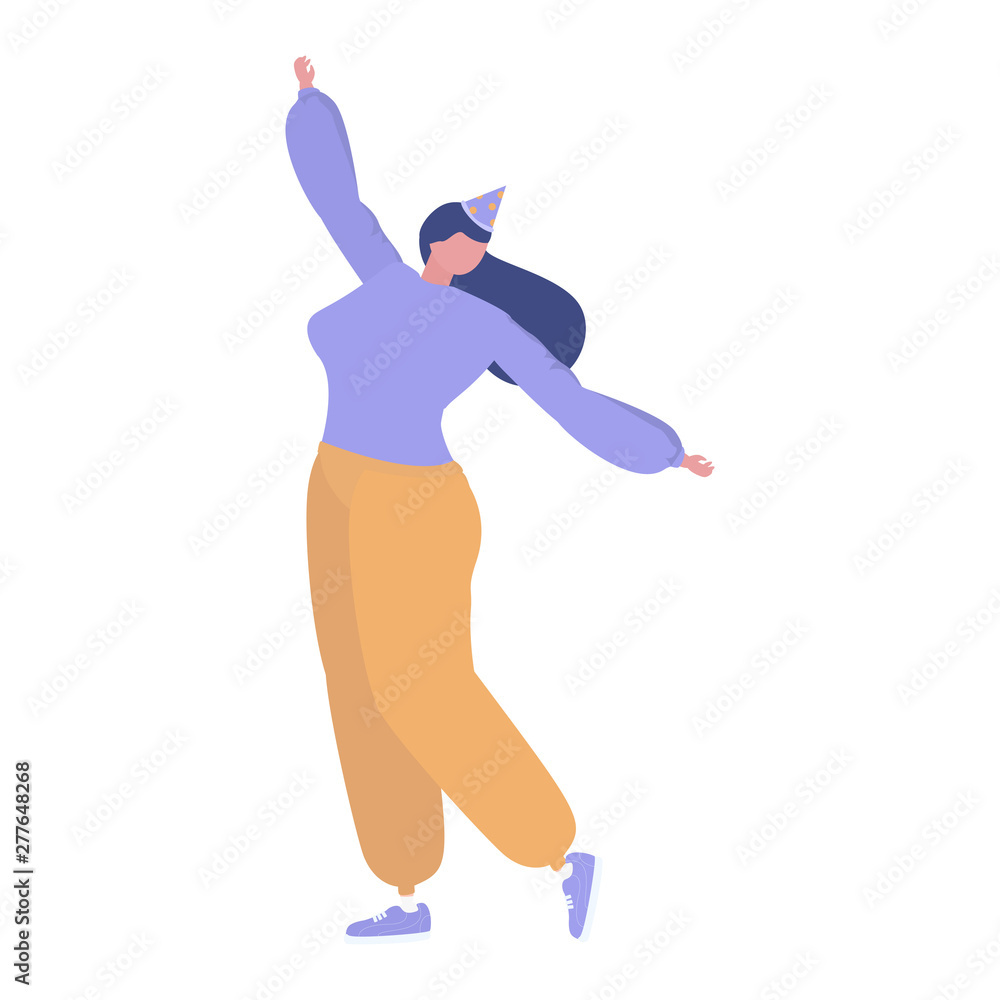 Fototapeta premium Women dancing and having fun at a birthday party