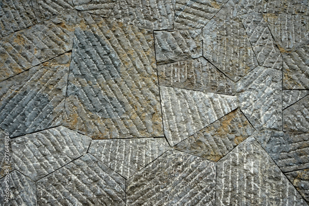 Fototapeta premium background texture artificial stone wall