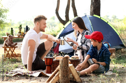 Happy family spending weeke...