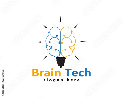 Brain Logo Template and symbols