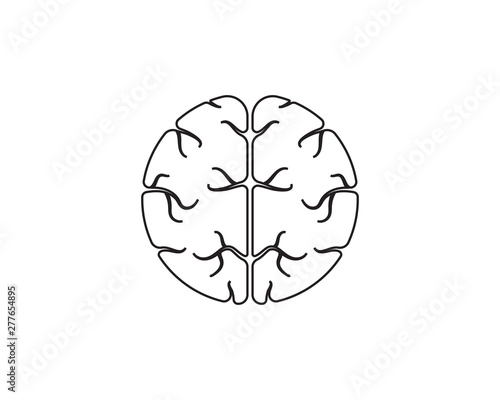 Brain Logo Template and symbols