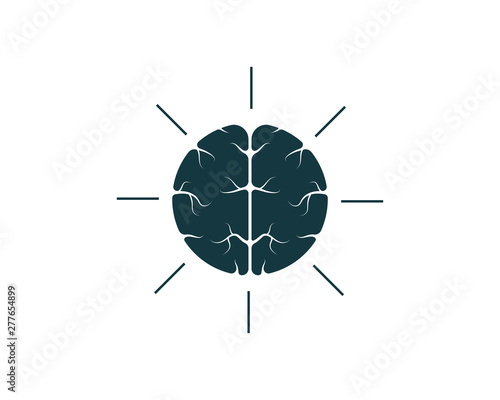 Brain Logo Template and symbols