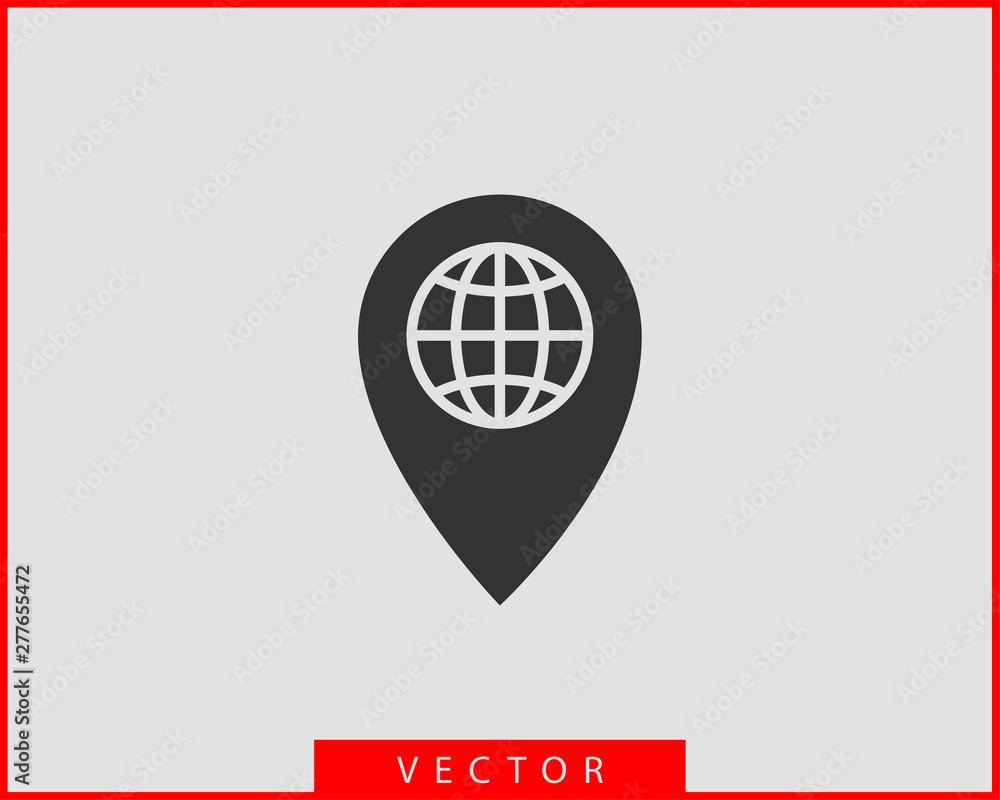 Map icons. Marker pointer. Pin location vector icon. GPS navigation symbol. Map icons. Marker pointer. Pin location vector icon. GPS navigation symbol.