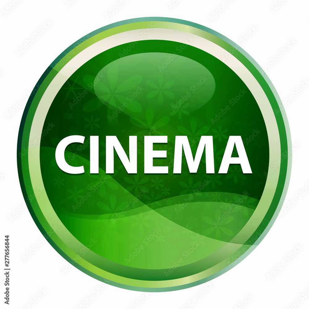 Cinema Natural Green Round Button Cinema Natural Green Round Button