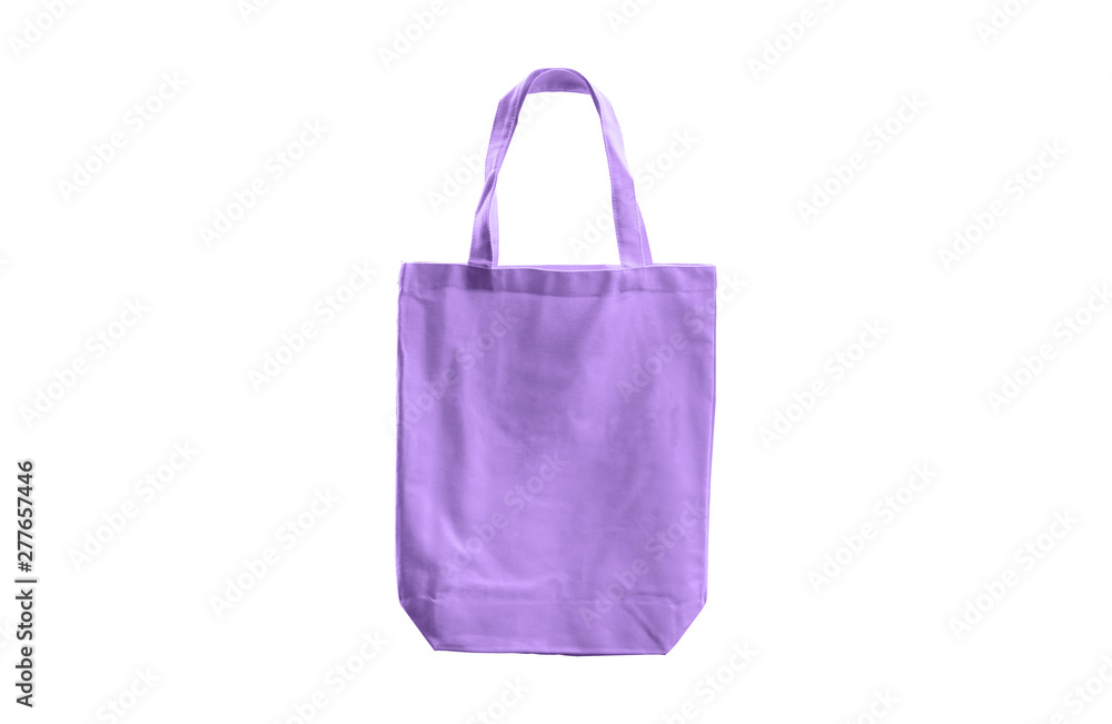 light purple cloth bag isolated on white background with clipping path light purple cloth bag isolated on white background with clipping path