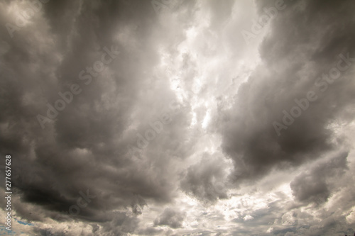 Landscape of sky, Storm clouds as abstract background