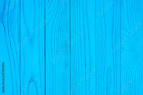 Blue wood texture background. 