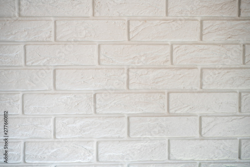 Texture of white brick wall