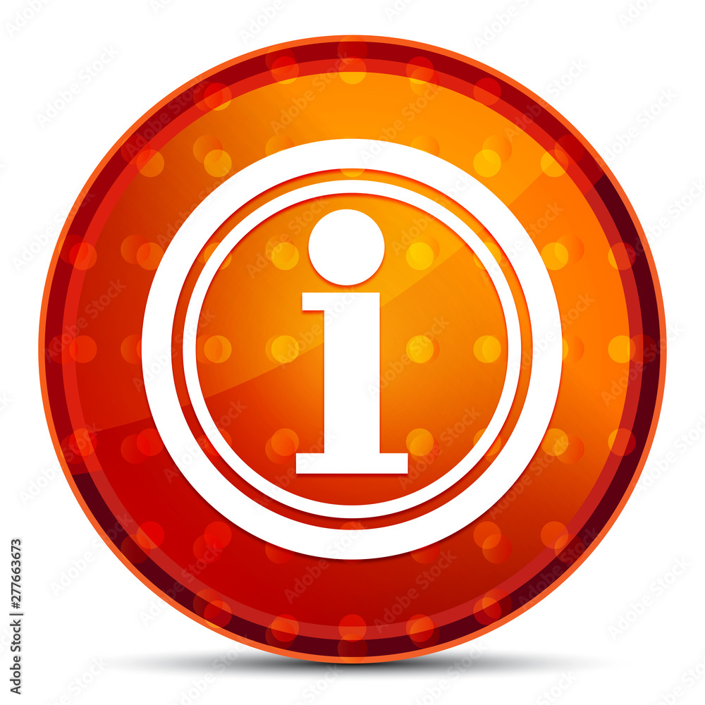 Info icon Nightly Orange Round Button Info icon Nightly Orange Round Button