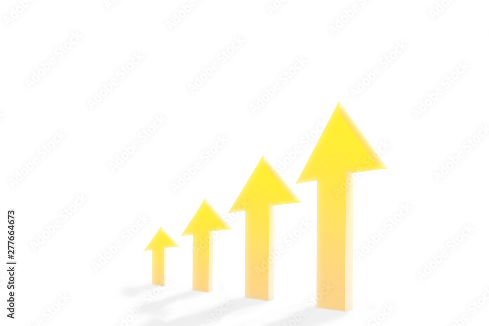 Illustration of a rising graph 上昇中のグラフのイラスト Illustration of a rising graph 上昇中のグラフのイラスト