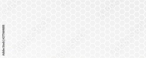 white abstract honeycomb background vector illustration EPS10 photo