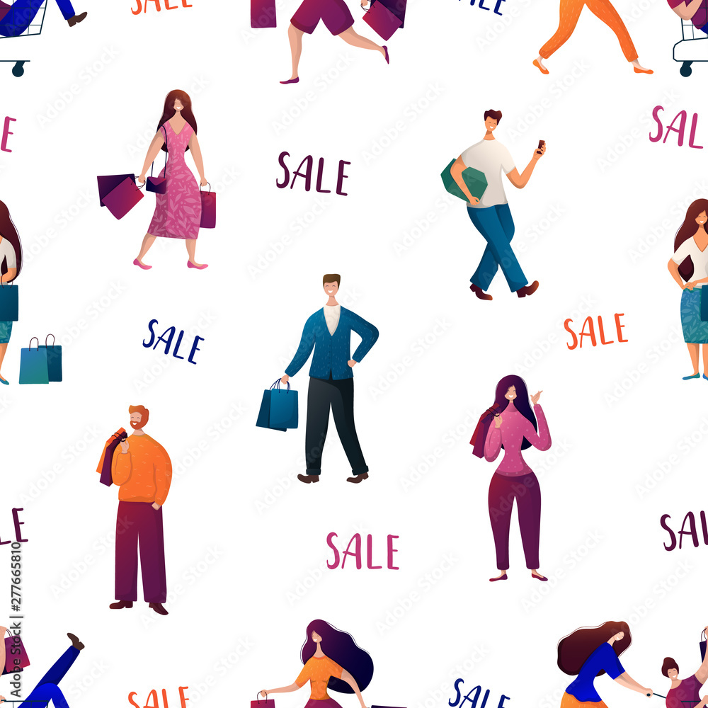 People Shopping Concept People Shopping Concept
