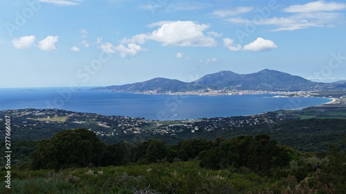 View over Ajaccio