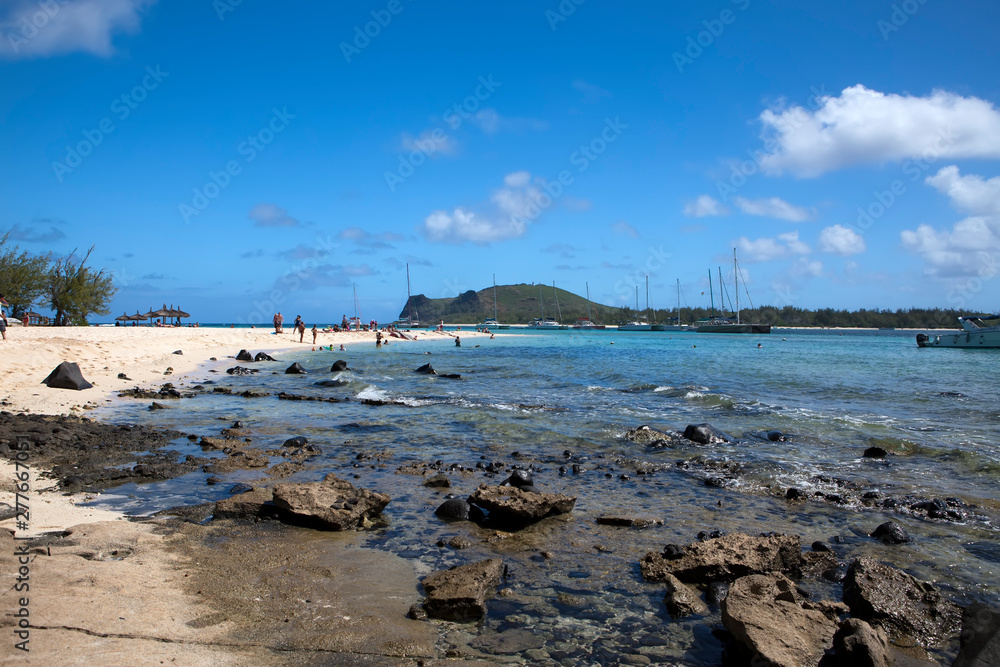 Mauritius. Stony landscape of the island Gabriel. Mauritius. Stony landscape of the island Gabriel.