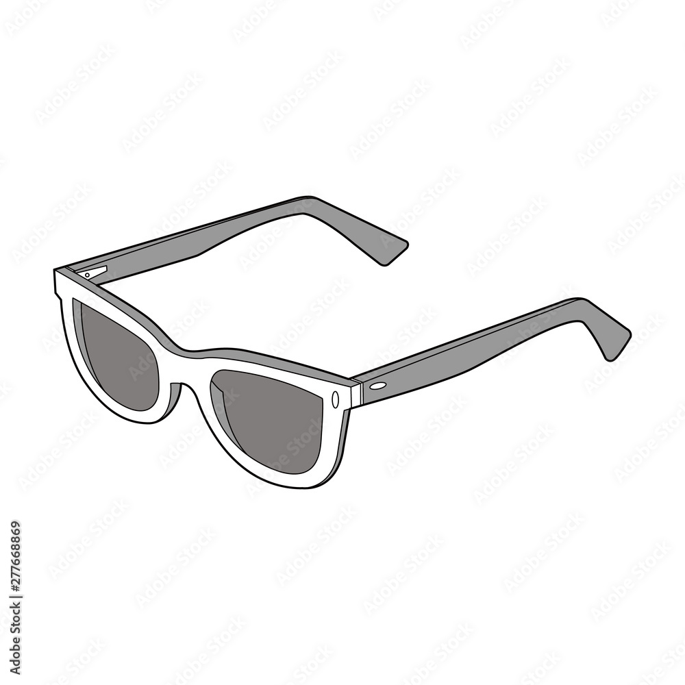 Sunglasses outline template on sale