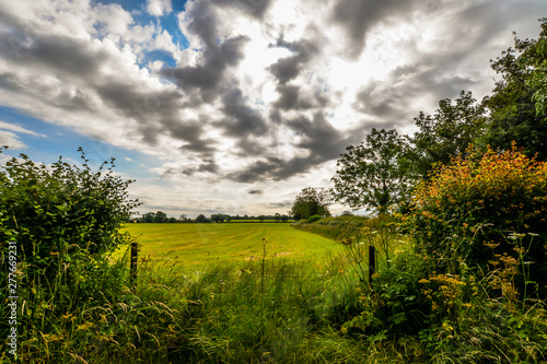 A cloudy summer day in the UK