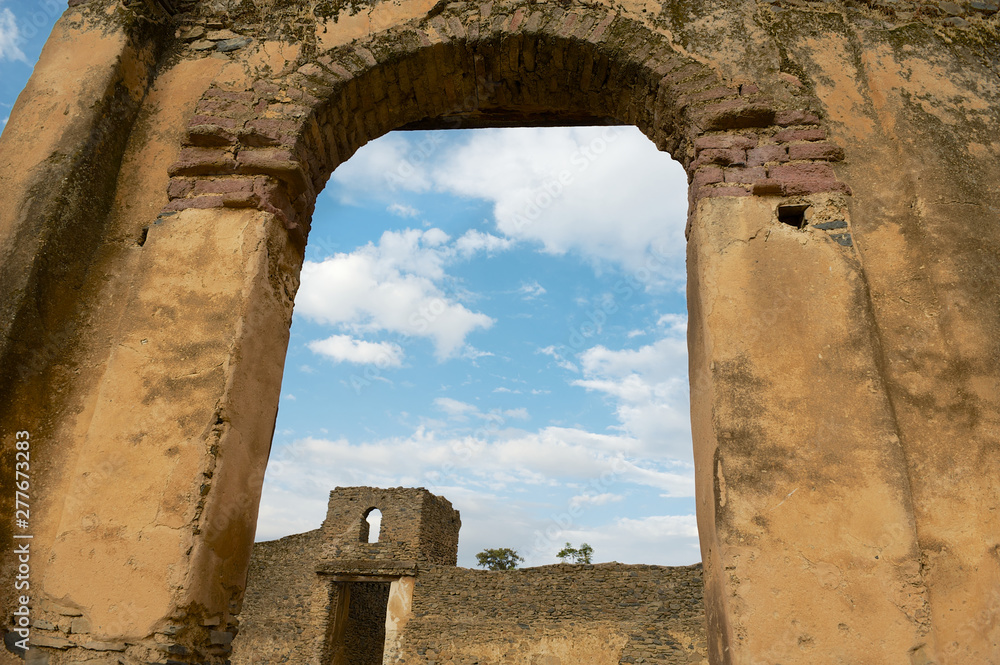 Fortress-enclosure in Gondar.