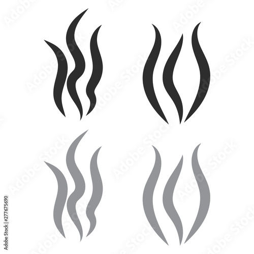 Smoke icon. Smoking vector sign. Steam icon